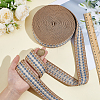 10 Yards Polyester Jacquard Ribbon OCOR-WH0101-187D-3