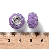 AB Color Resin Rose Flower European Beads RESI-M001-05C-3