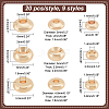 180Pcs 9 Styles Brass Spacer Beads KK-PH0005-68-2