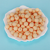 Round Silicone Focal Beads SI-JX0046A-20-3