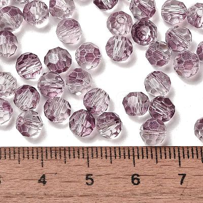 Transparent Colours Glass Round Beads SEED-F006-04A-06-1