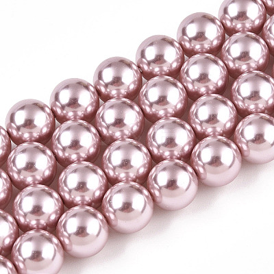 Glass Pearl Beads Strands HY-G002-01E-05-1
