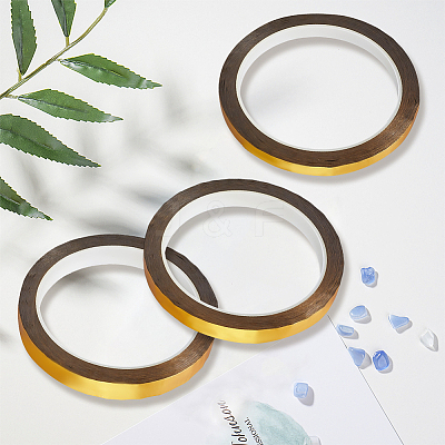 3 Rolls 3 Styles PET Decorative Adhesive Tapes AJEW-CP0009-14A-1