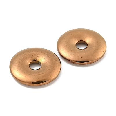 Electroplated Synthetic Non-Magnetic Hematite Pendants G-C136-04C-1