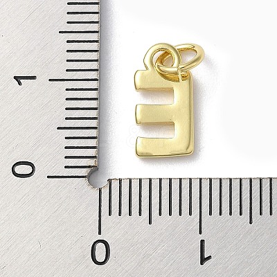 Rack Plating Brass Charms KK-P245-06G-E-1