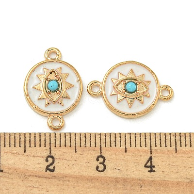 Alloy Enamel Links Connector Charms ENAM-S003-01K-1