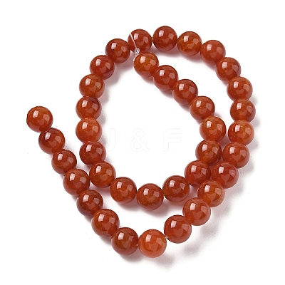 Natural Crackle Agate Beads Strands G-I394-B15-10mm-1