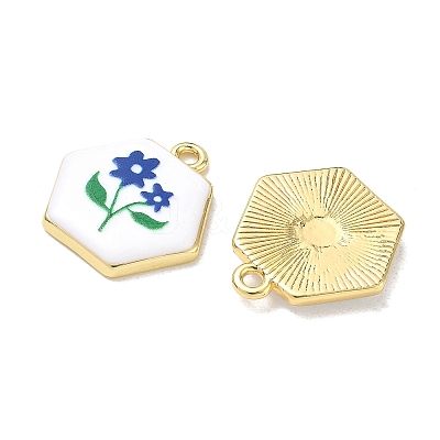 Printed Brass Pendants KK-CBAF9BC-14G-03-1