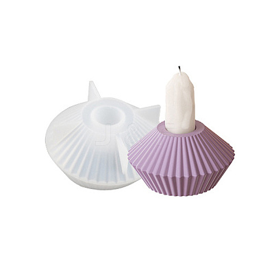 DIY Silicone Candle Holder Molds DIY-K073-29C-1