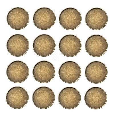 Iron Plain Edge Bezel Cups X-MAK-Q011-25AB-25mm-1