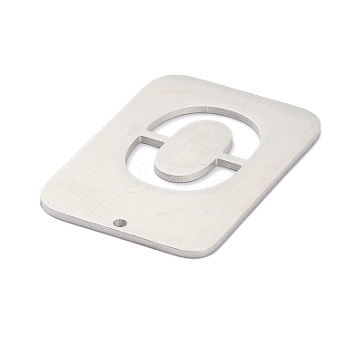 Non-Tarnish 304 Stainless Steel Pendants STAS-K216-49O-P-1