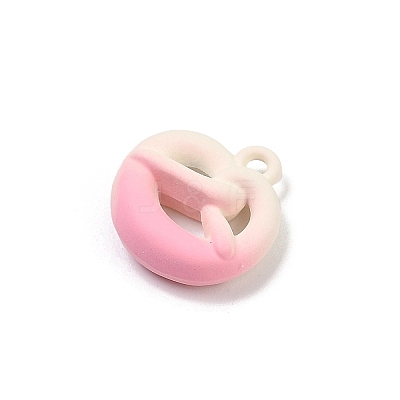 Spray Painted Alloy Pendants PALLOY-S038-06A-1