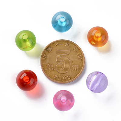 Transparent Acrylic Beads MACR-S370-A10mm-1