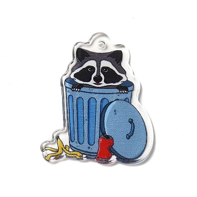 Printed Acrylic Pendants SACR-F005-02C-1