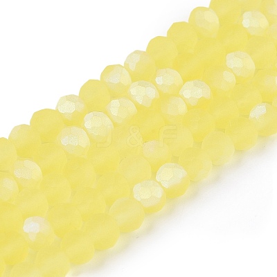 Transparent Glass Beads Strands EGLA-A044-T4mm-MB29-1
