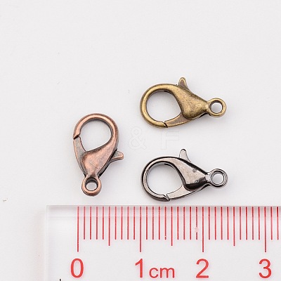 1 Box 120PCS 6 Colors Zinc Alloy Lobster Claw Clasps PALLOY-X0011-NF-B-1