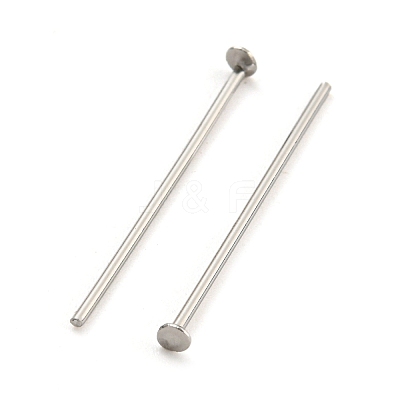 Tarnish Resistant 304 Stainless Steel Flat Head Pins STAS-D448-A-009P-1