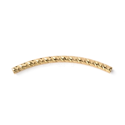Brass Curved Tube Beads FIND-WH0110-155B-1