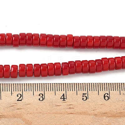 Opaque Glass Beads Strands X-GLAA-I060-01C-1