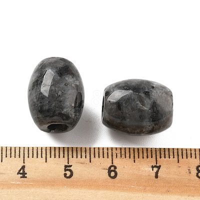 Natural Larvikite European Beads LS-G-F580-A11-01-1