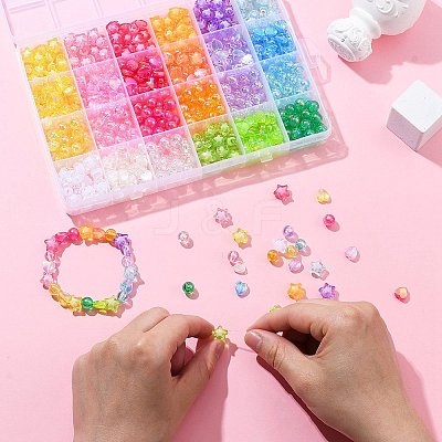 Transparent Acrylic Beads TACR-YW0001-99-1