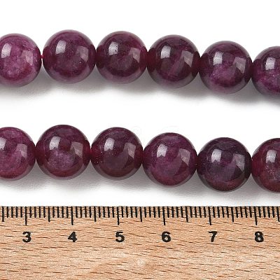 Dyed Natural Malaysia Jade Beads Strands G-G021-01D-06-1