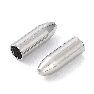 Non-Tarnish 304 Stainless Steel Cord Ends STAS-P327-13P-1
