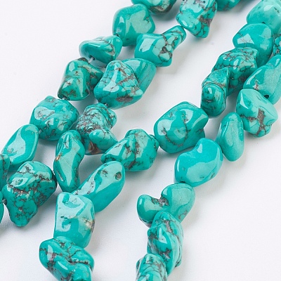 Natural Magnesite Beads Strands G-K271-01-1