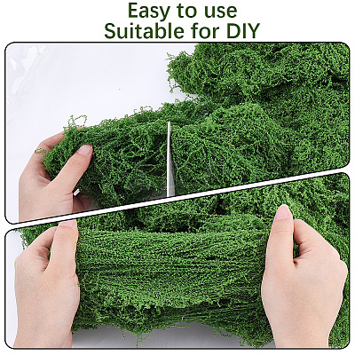 Polyester Artificial Moss DIY-CN0003-92C-1