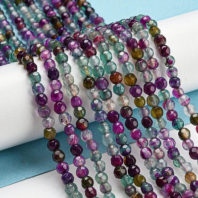 Natural Agate Beads Strands X-G-Q1000-01D-1