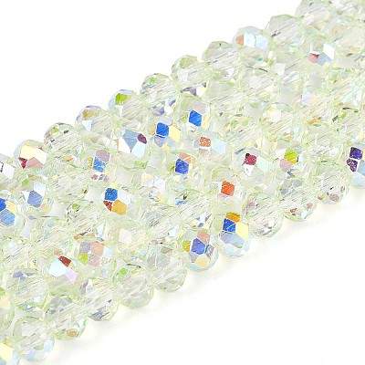 Transparent Glass Beads Strands EGLA-N016-3mm-06-1