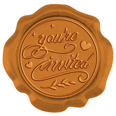 Adhesive Wax Seal Stickers DIY-CP0008-18S-1