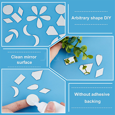 180Pcs 6 Styles Glass Mosaic Pieces DIY-OC0012-32-1