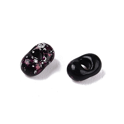 Picasso Spray Painted Glass Seed Beads SEED-T006-04-38-1