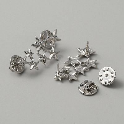 Alloy Star Brooch JEWB-WH0026-29P-1