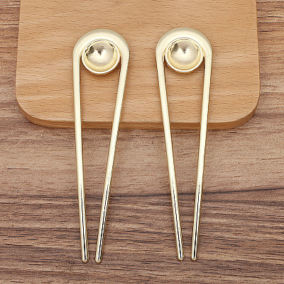 Alloy Hair Forks Findings PW-WG9C59D-04-1