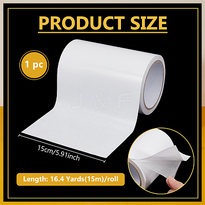 1 Roll Paper Double Sided Adhesive Sticker AJEW-BC0011-15A-1