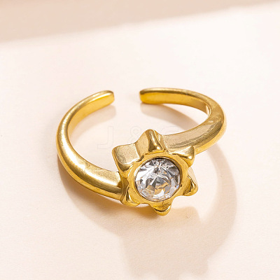 304 Stainless Steel Cuff Open Rings WG3E739-01-1