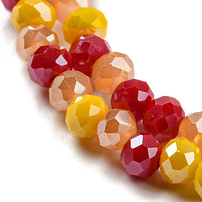 Glass Beads Strands EGLA-A034-M4mm-22-1