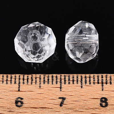 Baking Paint Transparent Glass Beads X1-GLAA-N011-10mm-02-1