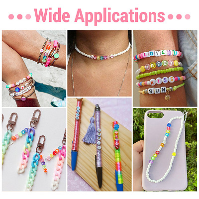 100Pcs 5 Styles Transparent Acrylic Beads OACR-TA0003-48A-1