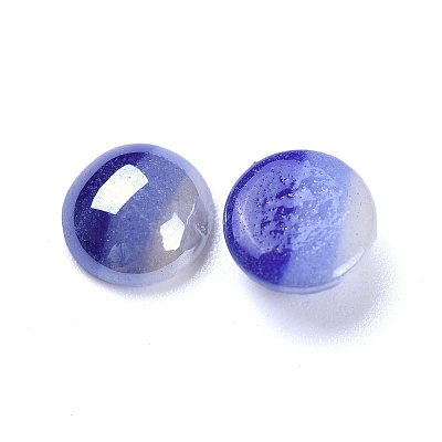 Opaque Glass Cabochons GGLA-S038-12D-8mm-1