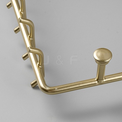 Iron Jewelry Display Stands ODIS-WH0038-66G-1