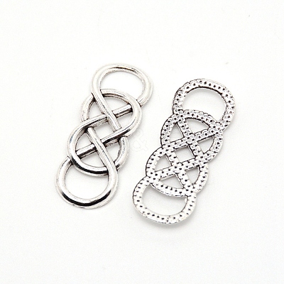 Alloy 8-shaped Links PALLOY-WH0076-01AS-1