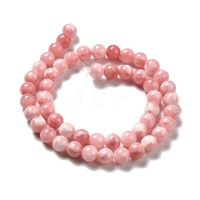 Natural Green Jade Beads Strands G-G757-04-4mm-1