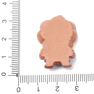 Animal Theme Opaque Resin Cabochons RESI-Z051-01B-1