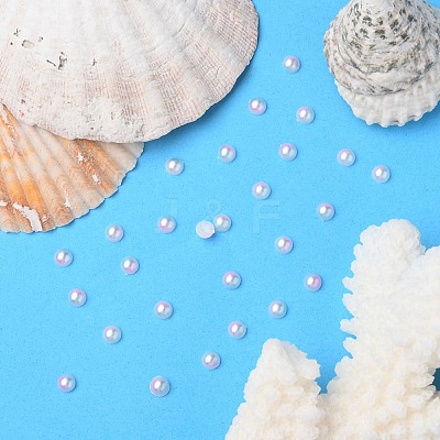 Imitation Pearl Acrylic Cabochons OACR-YW0001-37B-1