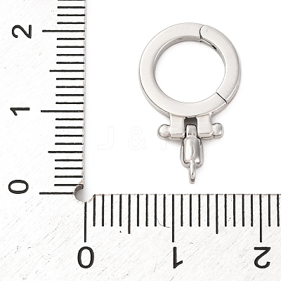 304 Stainless Steel Twister Clasps X-STAS-S187-01P-1