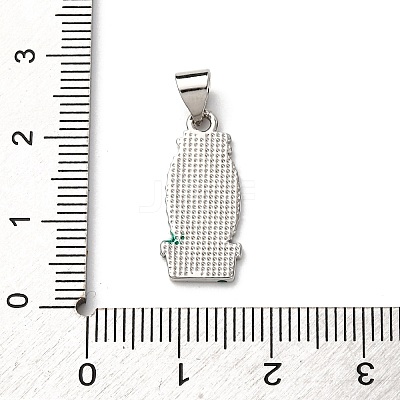 Brass Enamel Pendants FIND-I054-01E-P-1
