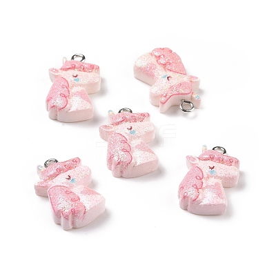 Opaque Resin Pendants RESI-J023-14A-1